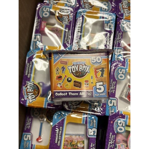 6 NEW Micro Toy Box Series 1 sealed Boxes of 30 Toys Barbie, rock-em robot lot 3 - Picture 3 of 3